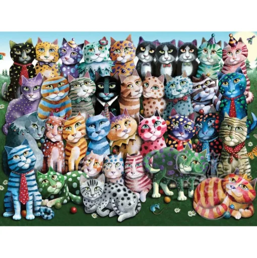 Anatolian Cat Family Reunion Puzzle 1000pcs