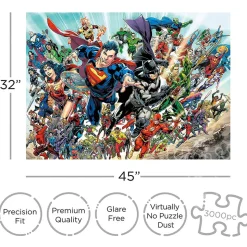 Aquarius DC Comics Cast Puzzle 3000pcs
