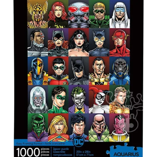 Aquarius DC Faces Puzzle 1000pcs