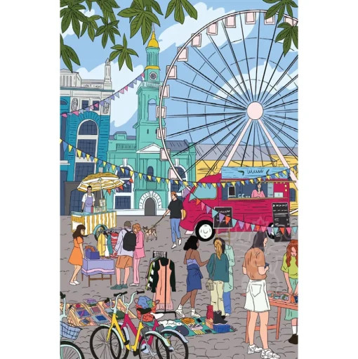 Arcadia Sunday Bliss Puzzle 1000pcs
