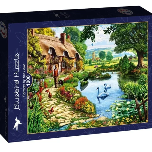 Bluebird Cottage by the Lake Puzzle 1000pcs