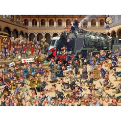 Bluebird French Train Station - François Ruyer Puzzle 3000pcs