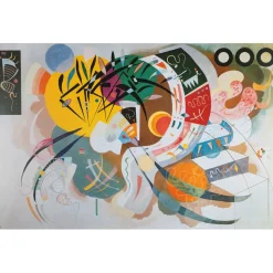 Bluebird Kandinsky - Courbe dominante, 1936 Puzzle 1000pcs