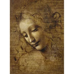 Bluebird Leonardo da Vinci - La Scapigliata, 1506-1508 Puzzle 1000pcs