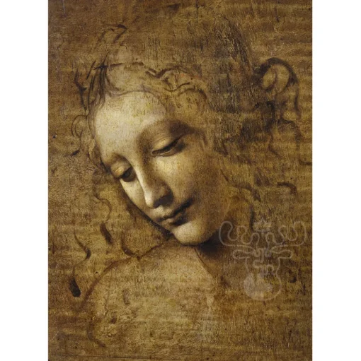 Bluebird Leonardo da Vinci - La Scapigliata, 1506-1508 Puzzle 1000pcs