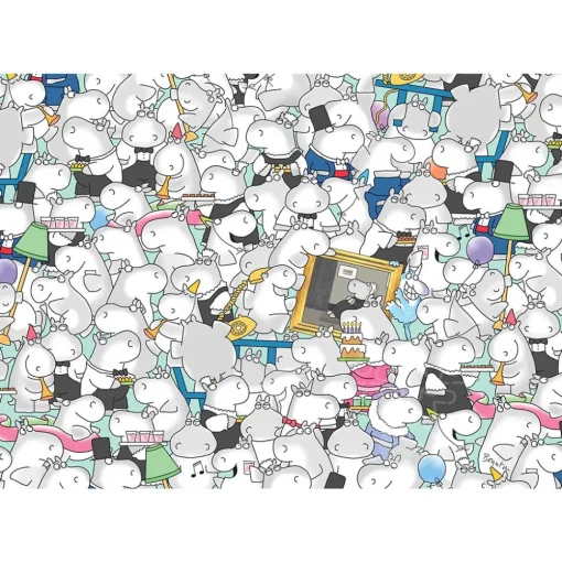 Boynton Sandra Boynton: Hippos Go Berserk! Puzzle 1000pcs
