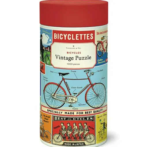Cavallini Vintage: Bicycles Puzzle 1000pcs