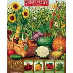 Cavallini Vintage: Victory Garden Puzzle 1000pcs