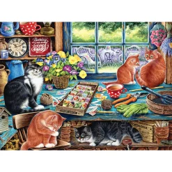 Cobble Hill Cats Retreat Puzzle 1000pcs
