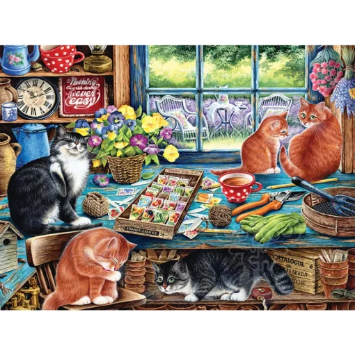 Cobble Hill Cats Retreat Puzzle 1000pcs