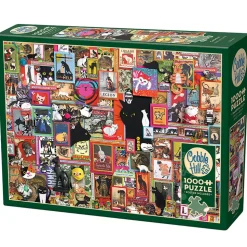 Cobble Hill Catsville Puzzle 1000pcs RETIRED