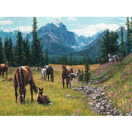 Cobble Hill Horse Meadow Puzzle 1000pcs
