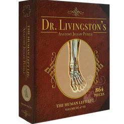 Dr. Livingston's Anatomy: The Human Left Leg Puzzle 864pcs