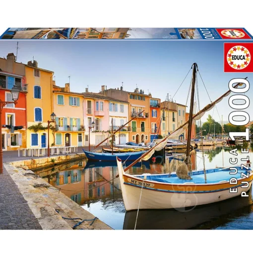 Educa Harbour In Martigues, Provence Puzzle 1000pcs