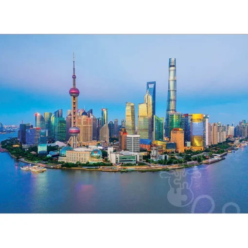 Educa Shanghai Skyline at Sunset Puzzle 1000pcs