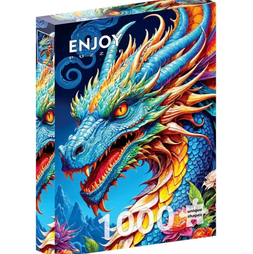 Enjoy Blue Dragon Puzzle 1000pcs