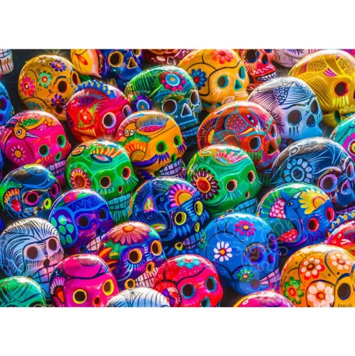 Enjoy Colorful Skulls Puzzle 1000pcs
