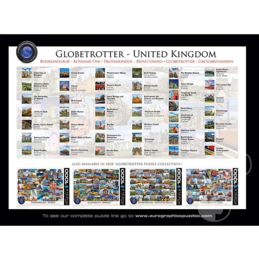 Eurographics Globetrotter United Kingdom Puzzle 1000pcs