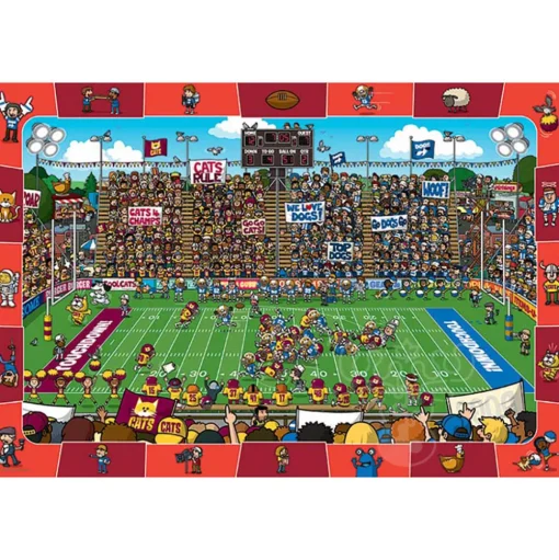 Eurographics Spot & Find Football Puzzle 100pcs