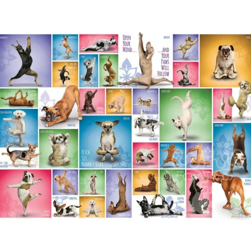 Eurographics Yoga Dogs Puzzle 1000pcs