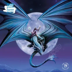 Flame Tree Anne Stokes: Moonstone Puzzle 1000pcs