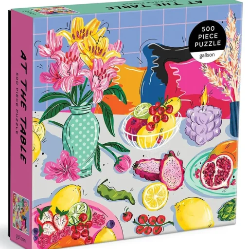 Galison At the Table Puzzle 500pcs