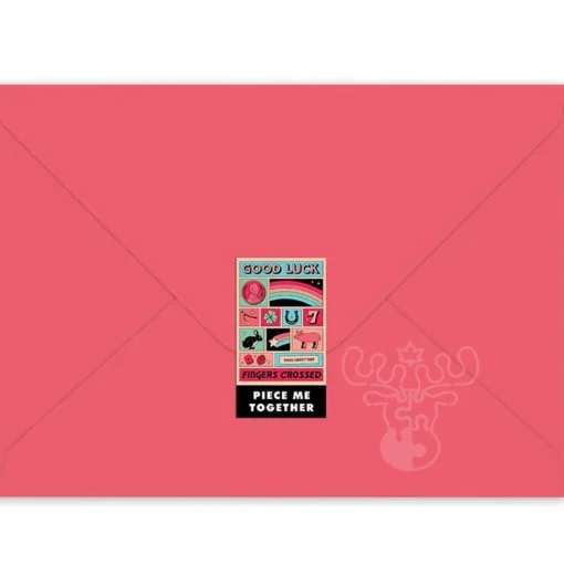 Galison Good Luck Greeting Card Puzzle 60pcs