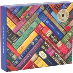 Galison Vintage Library Foil Stamped Puzzle 1000pcs