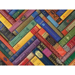 Galison Vintage Library Foil Stamped Puzzle 1000pcs