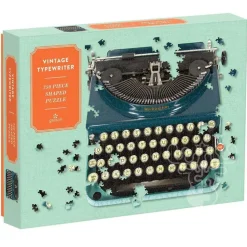 Galison Vintage Typewriter Shaped Puzzle 750pcs