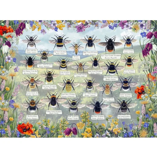 Gibsons Brilliant Bees Puzzle 1000pcs