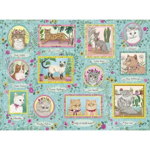 Gibsons Famous Felines Puzzle 1000pcs