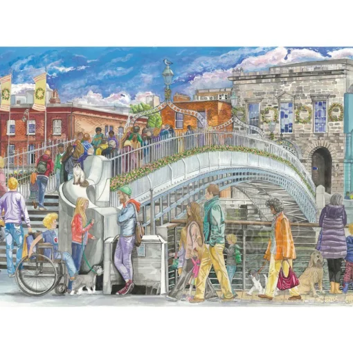 Gibsons Ha'penny Bridge Puzzle 1000pcs