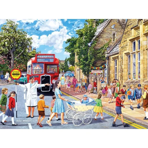 Gibsons School Days Puzzle 4 x 500pcs