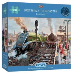 Gibsons Spotters at Doncaster Puzzle 1000pcs RETIRED