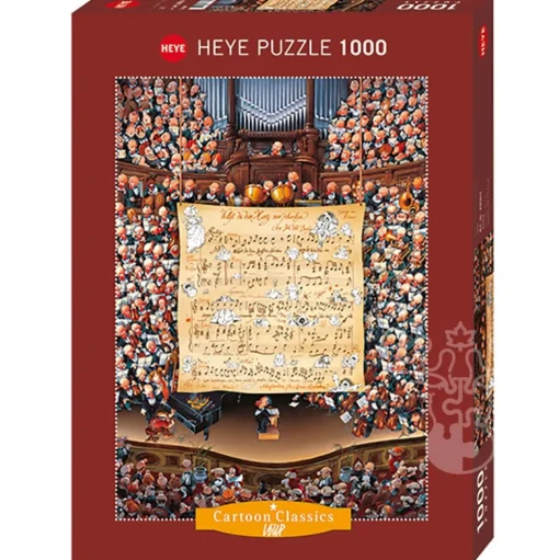Heye Cartoon Classics Score Puzzle 1000pcs
