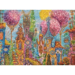 Heye Charming Village: Pink Trees Puzzle 1000pcs