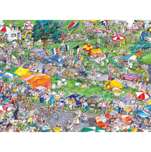 Heye Cycle Race Puzzle 1000pcs Triangle Box
