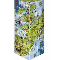 Heye United Dragons Puzzle 4000pcs Triangle Box