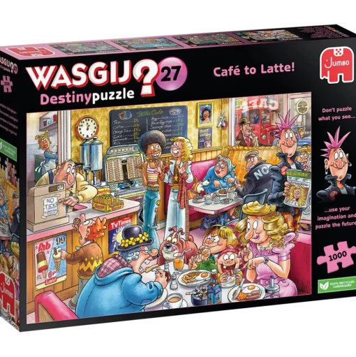 Jumbo Wasgij Destiny 27 Café to Latte! Puzzle 1000pcs
