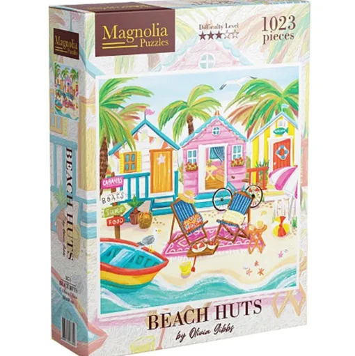 Magnolia Beach Huts Puzzle 1000pcs