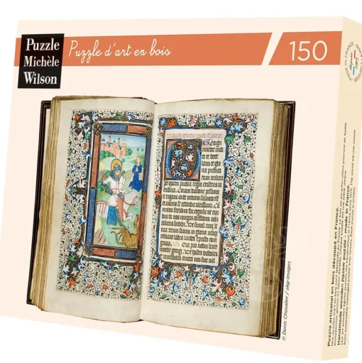 Michèle Wilson Saint Georges terrassant le dragon Wood Puzzle 150pcs