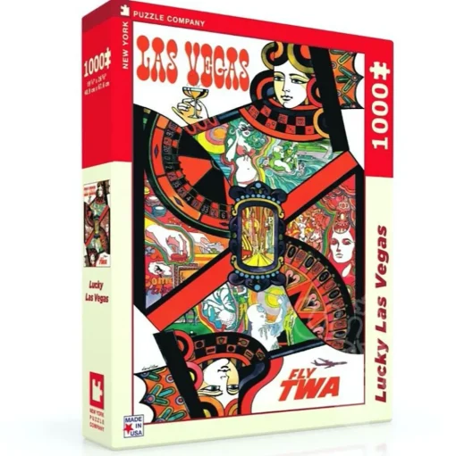 New York Puzzle Co. American Airlines: Lucky Las Vegas Puzzle 1000pcs