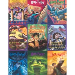 New York Puzzle Co. Harry Potter: The Book Covers Collage Puzzle 500pcs