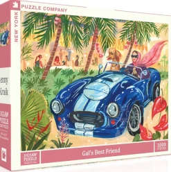 New York Puzzle Co. Jenny Kroik: Gal's Best Friend Puzzle 1000pcs