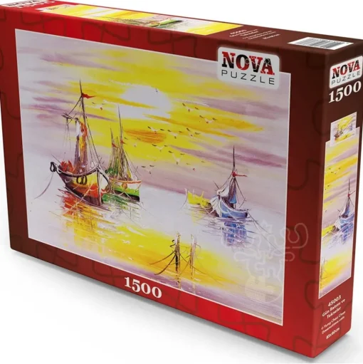 Nova Sunset and Boats Puzzle 1500pcs