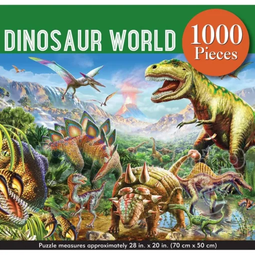 Peter Pauper Press Dinosaur World Puzzle 1000pcs