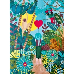 Pieces & Peace Jungle Heart Puzzle 1000pcs