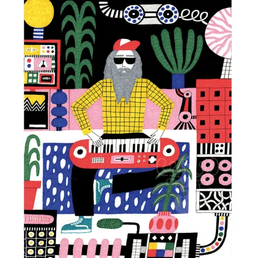 Pieces & Peace Le Musicien Barbu Puzzle 500pcs