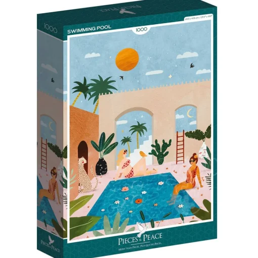 Pieces & Peace Swimming Pool Puzzle 1000pcs